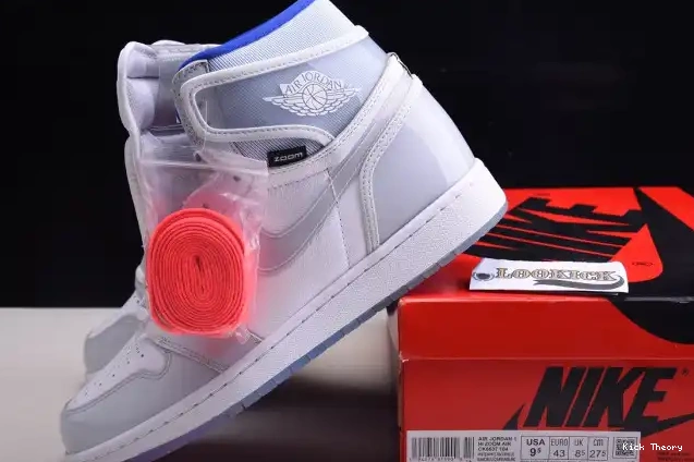 Kick Theory Air Racer 1 Blue White Jordan Zoom High CK6637-104 Retro 0604